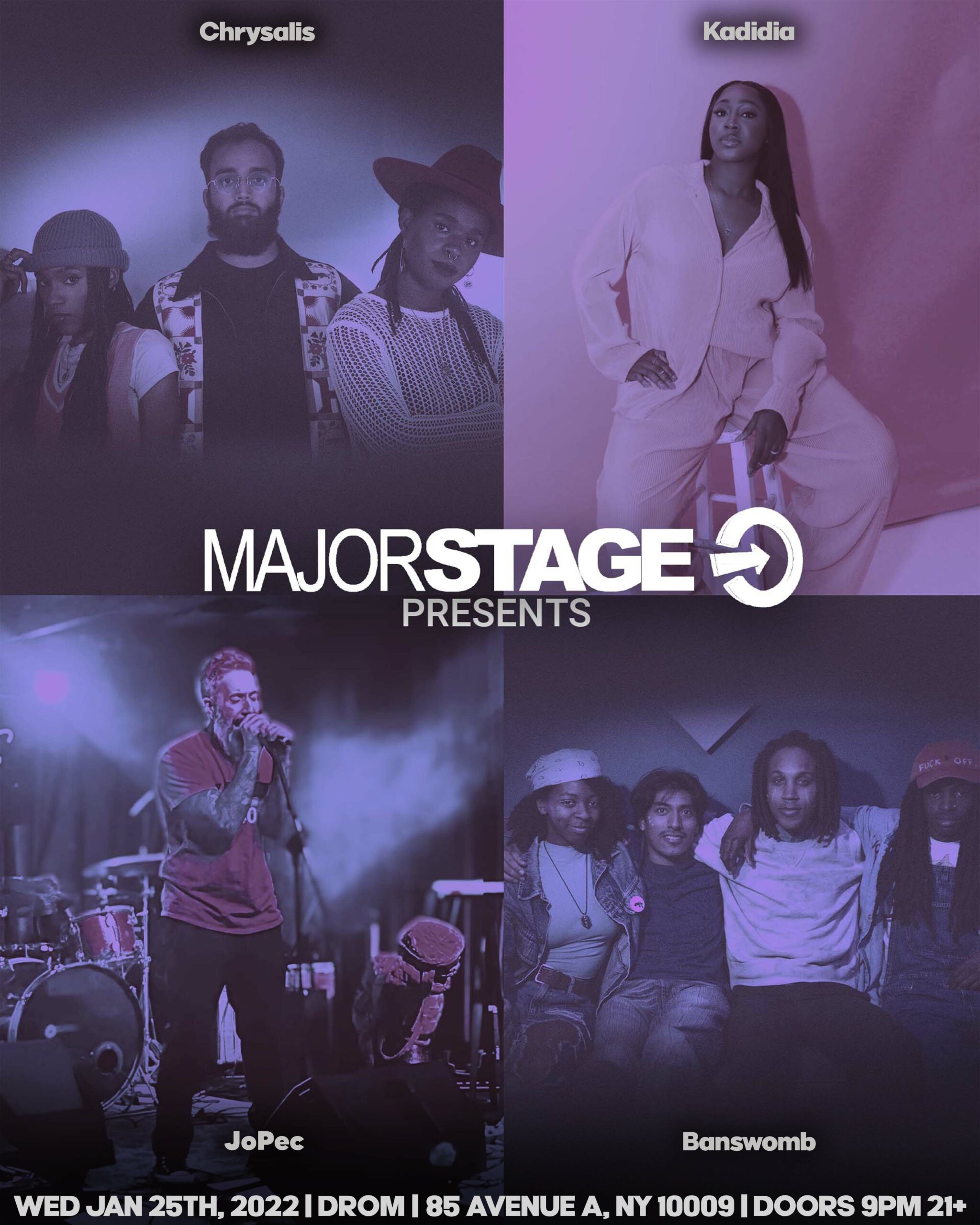MajorStage Presents:  Live R&B @ Drom