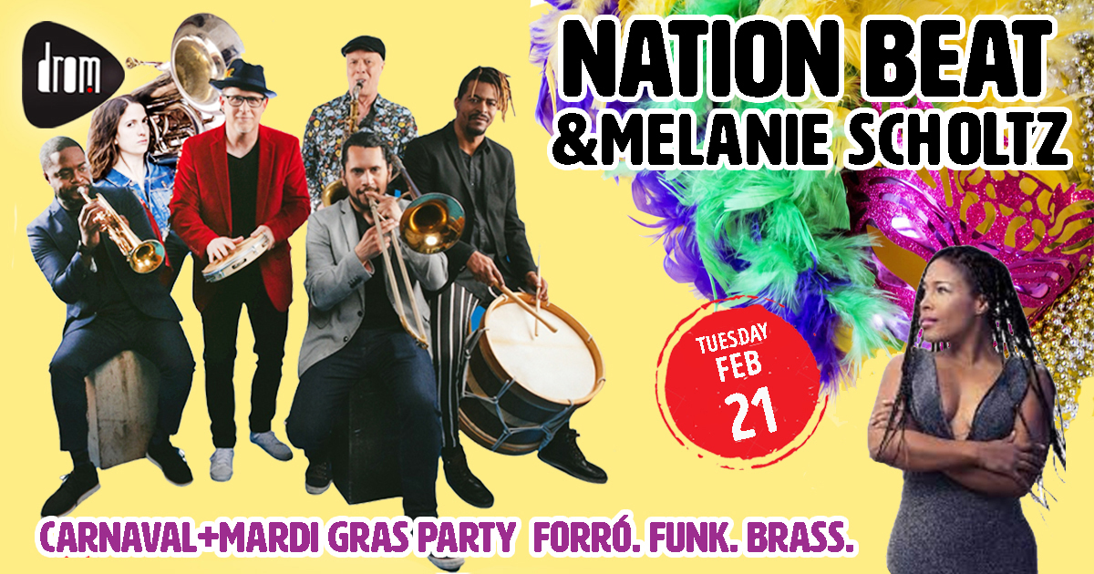 Mardi Gras & Brazilian Carnival Night with Nation Beat