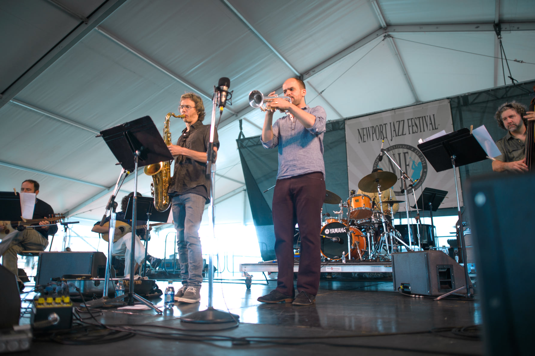 Amir ElSaffar's Two Rivers Ensemble featuring Maqam vocalist Hamid Al-Saadi