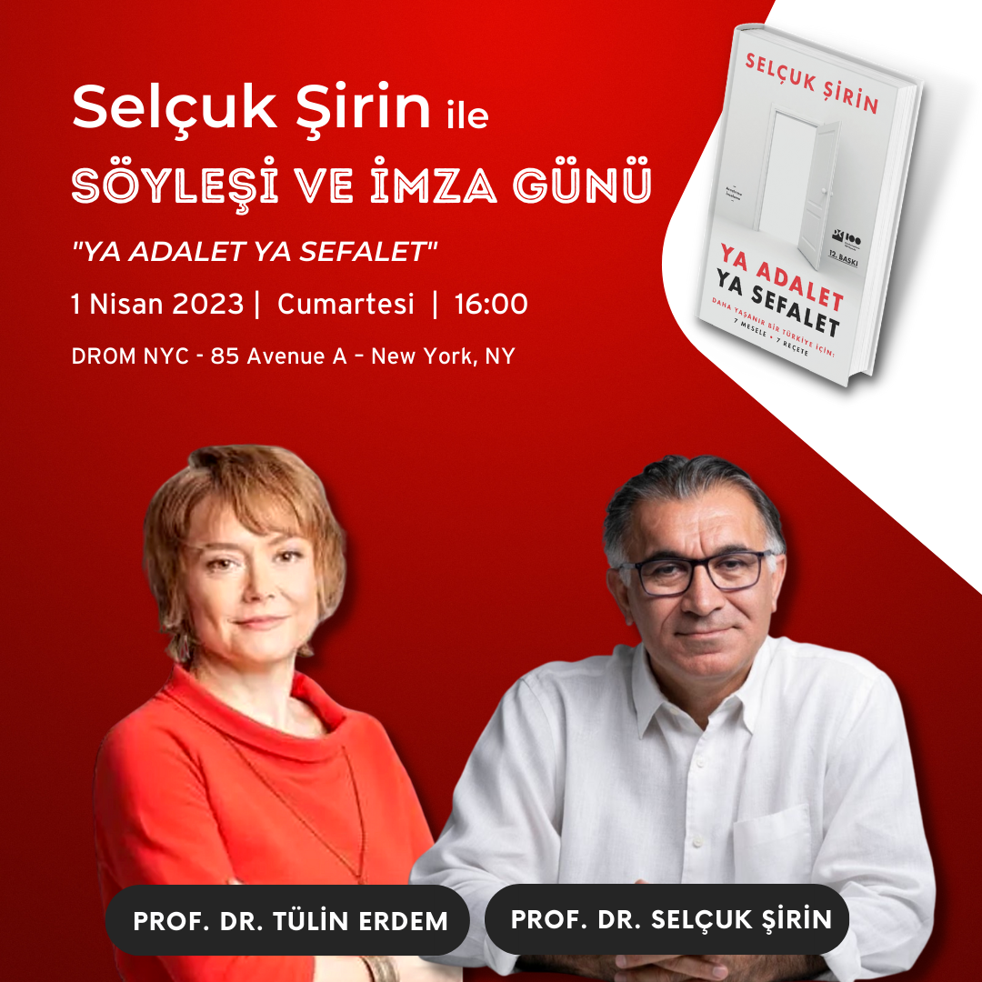 Prof. Dr. Selcuk Sirin ile New York Bulusmalari