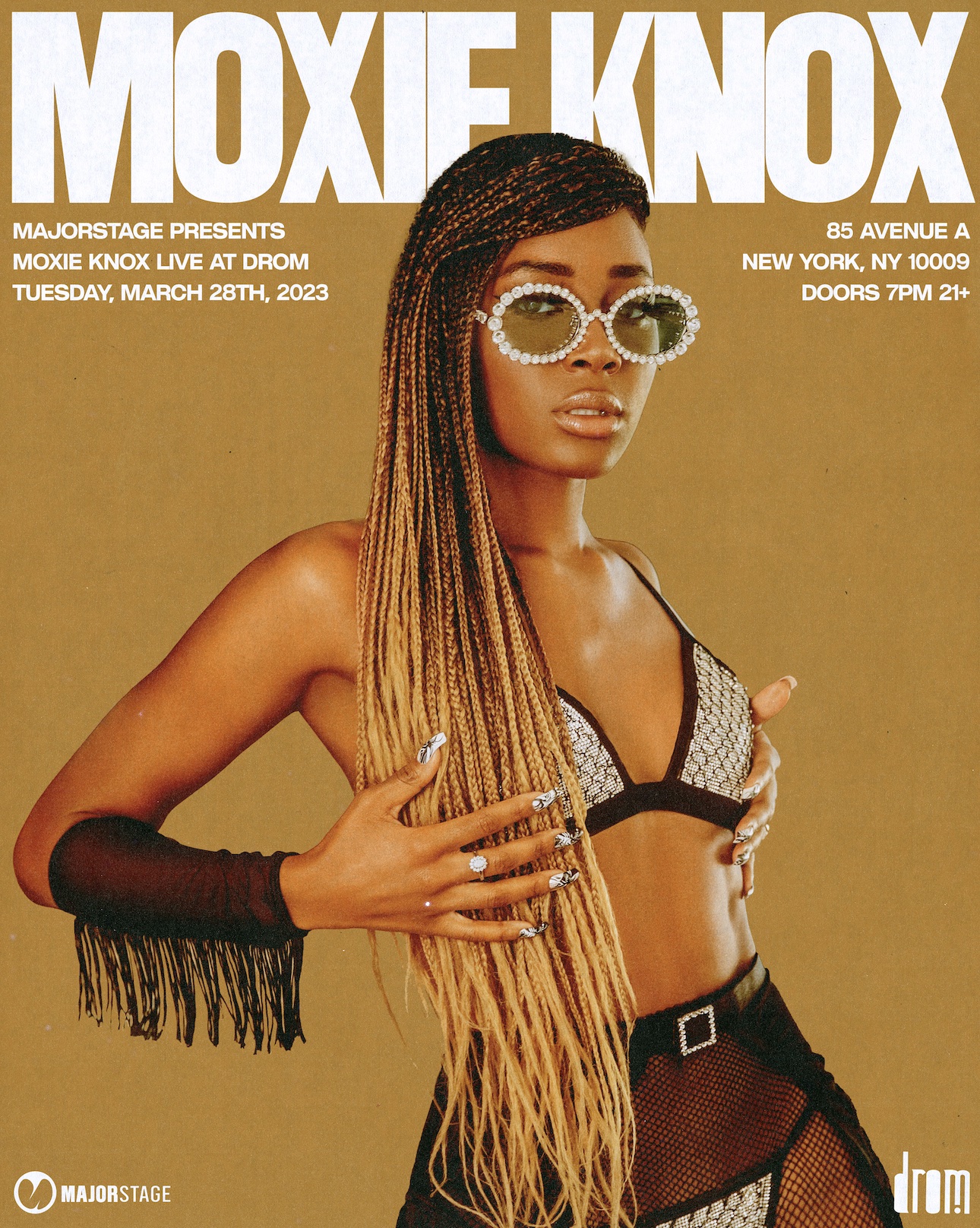 MajorStage Presents: Moxie Knox @ Drom