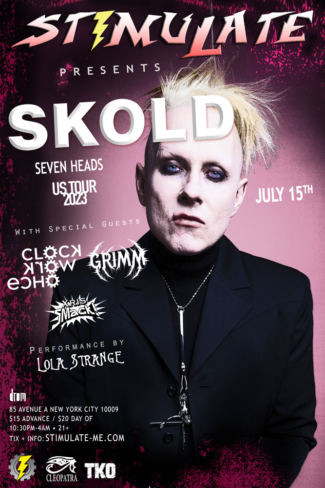 STIMULATE presents SKOLD on their “Seven Heads” U.S. Tour