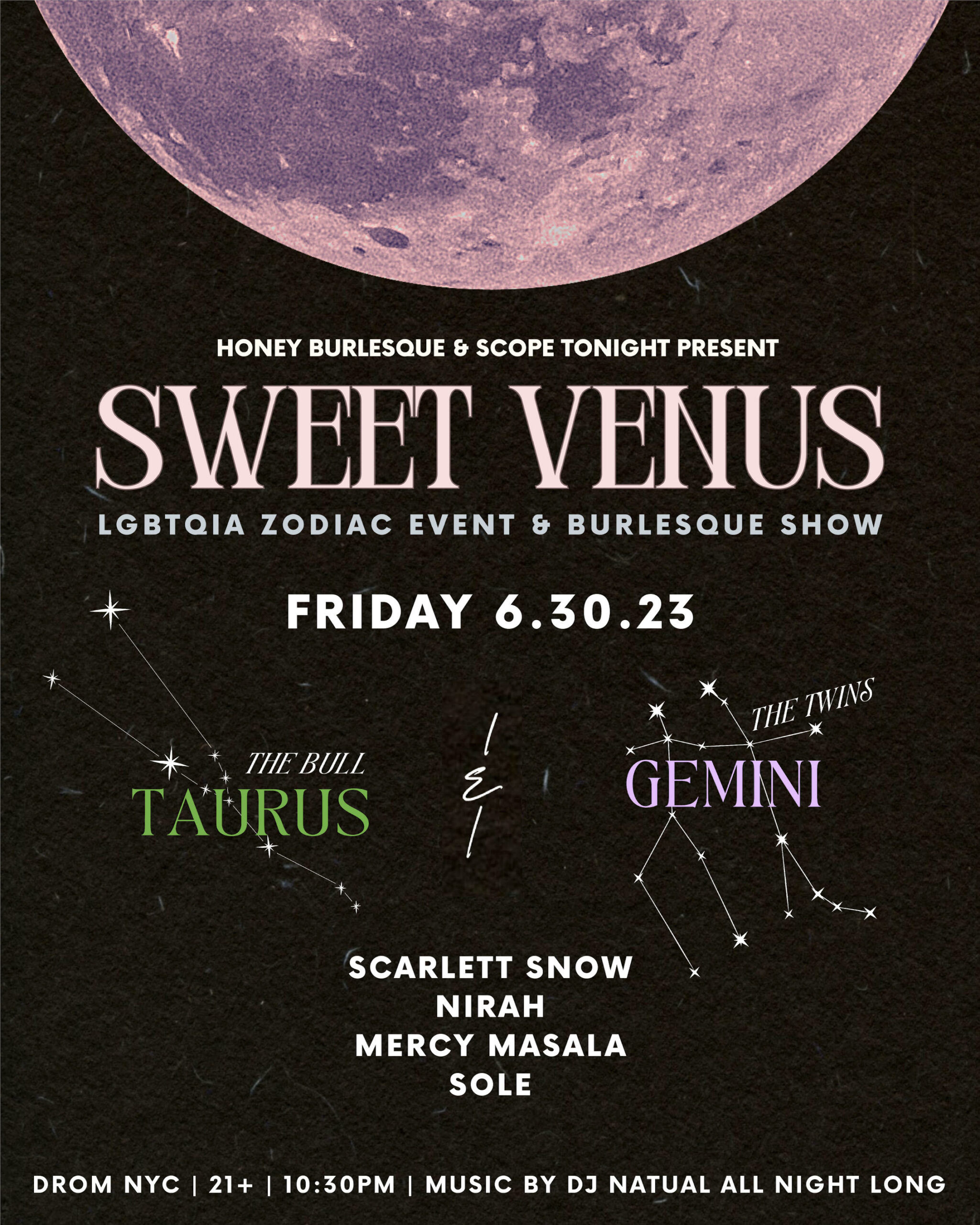 Sweet Venus: Taurus & Gemini