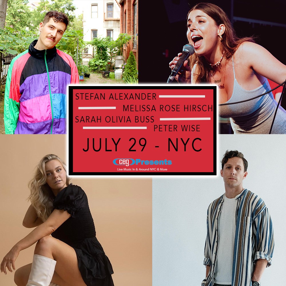 CEG Presents: Stefan Alexander, Melissa Rose Hirsch, Peter Wise, Sarah Olivia Buss