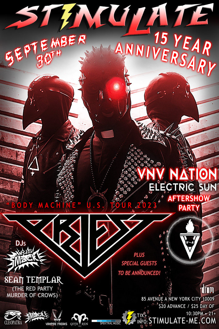 STIMULATE Presents Priest, VNV Nation Afterparty
