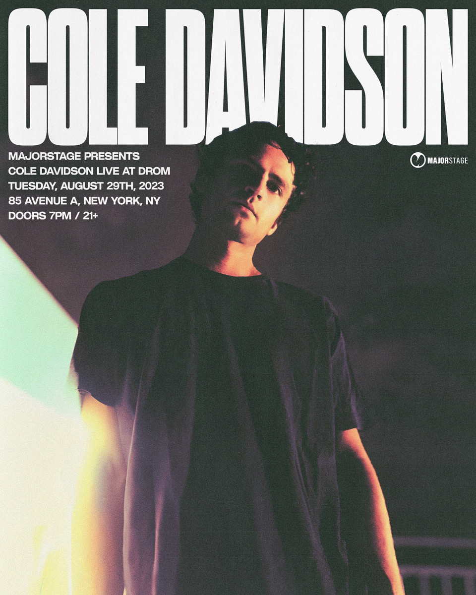 Major Stage Presents: Cole Davidson