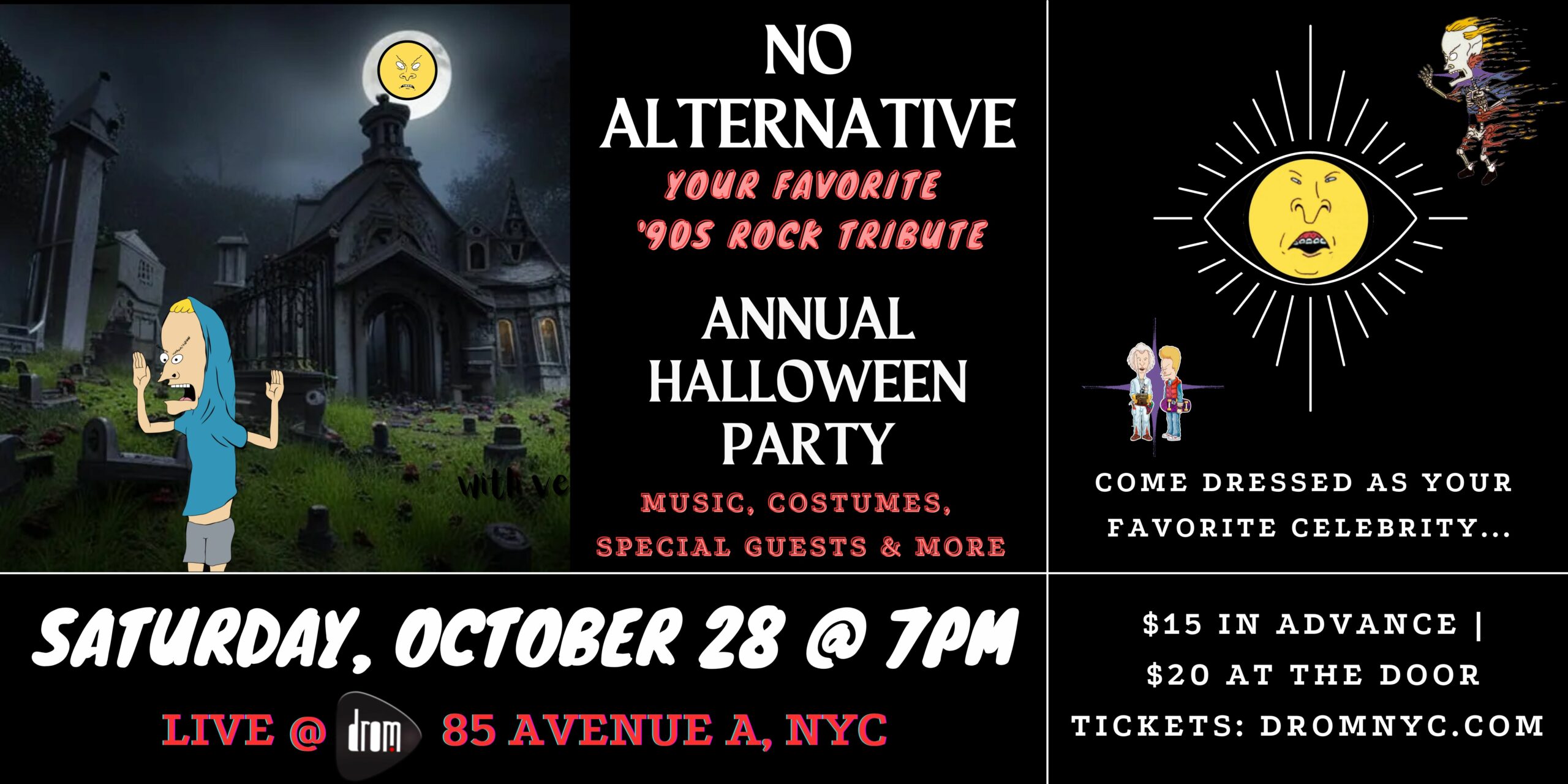 No Alternative Band Halloween Show