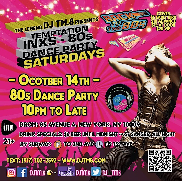 Temptation 80s Dance Party