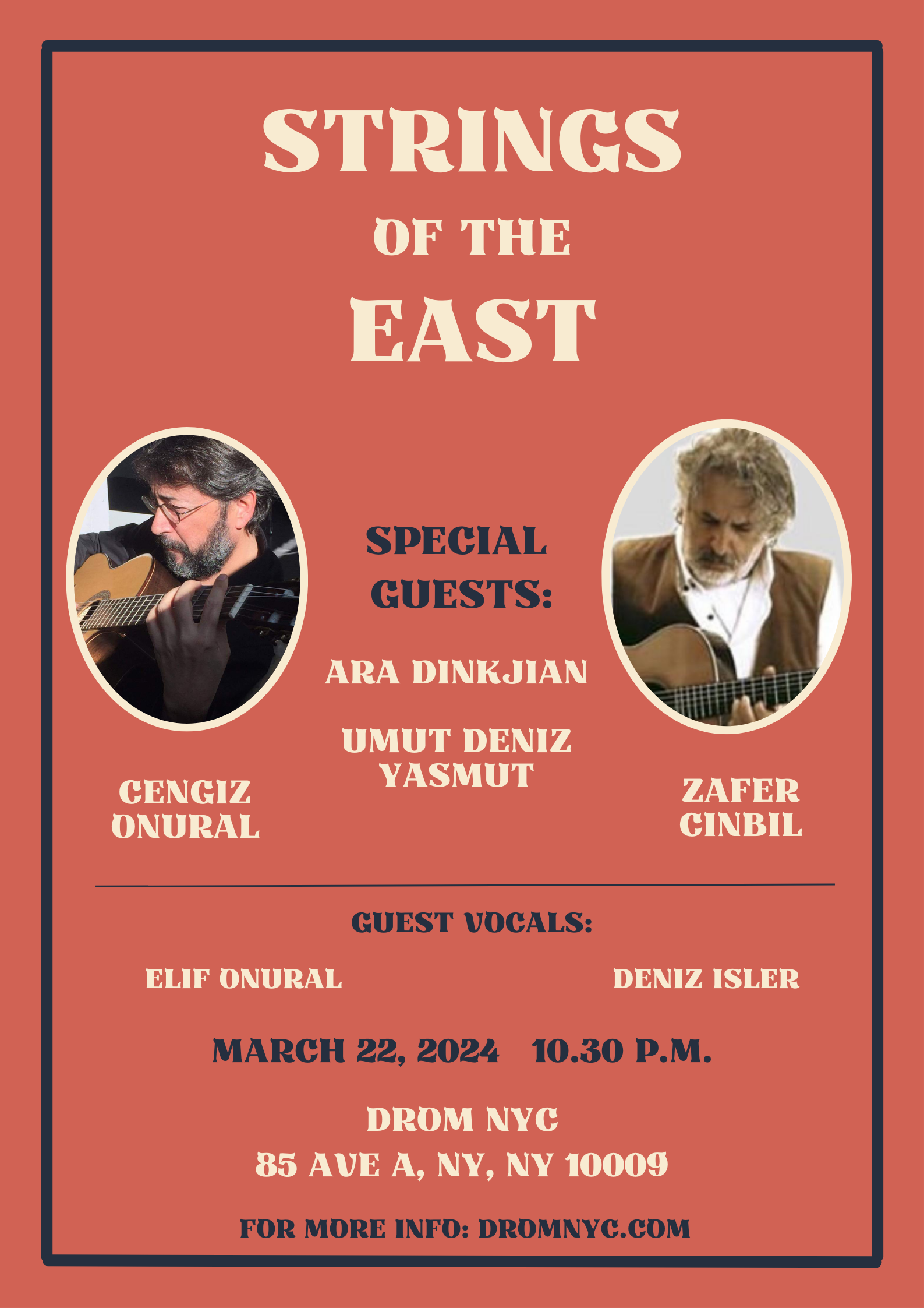 Strings of the East: Cengiz Onural, Ara Dinkjian and Zafer Cinbil