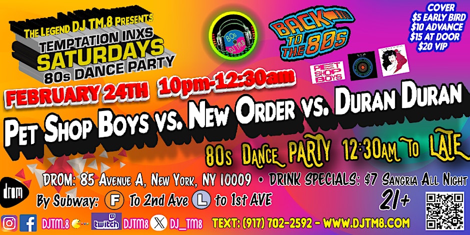 80s Party w/ DJ TM.8