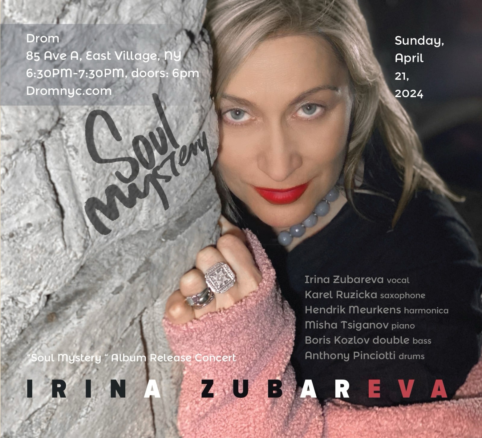 Irina Zubareva "Soul Mystery" Album Release Concert