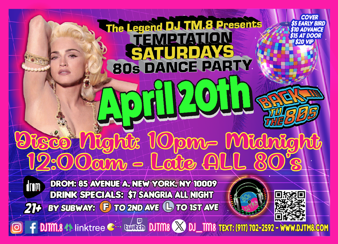 80s Party with DJ TM.8