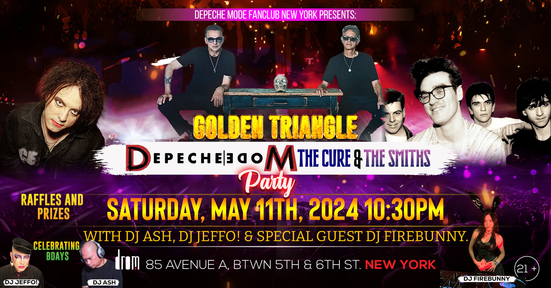 Depeche Mode Party: The Cure & The Smiths