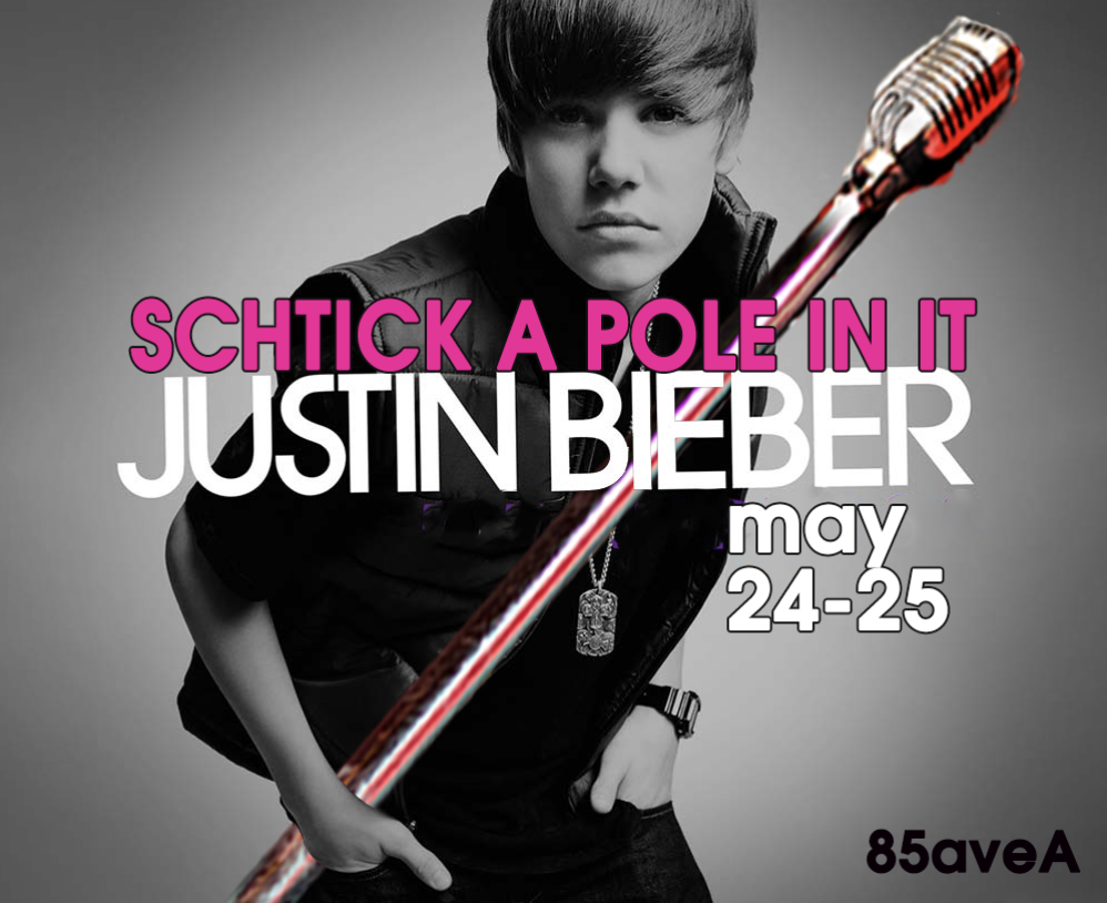 Schtick A Pole In It: Justin Bieber Edition