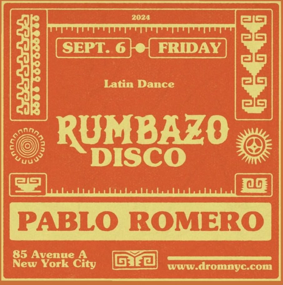 Disco Rumbazo: Latin Beats w/ Pablo Romero