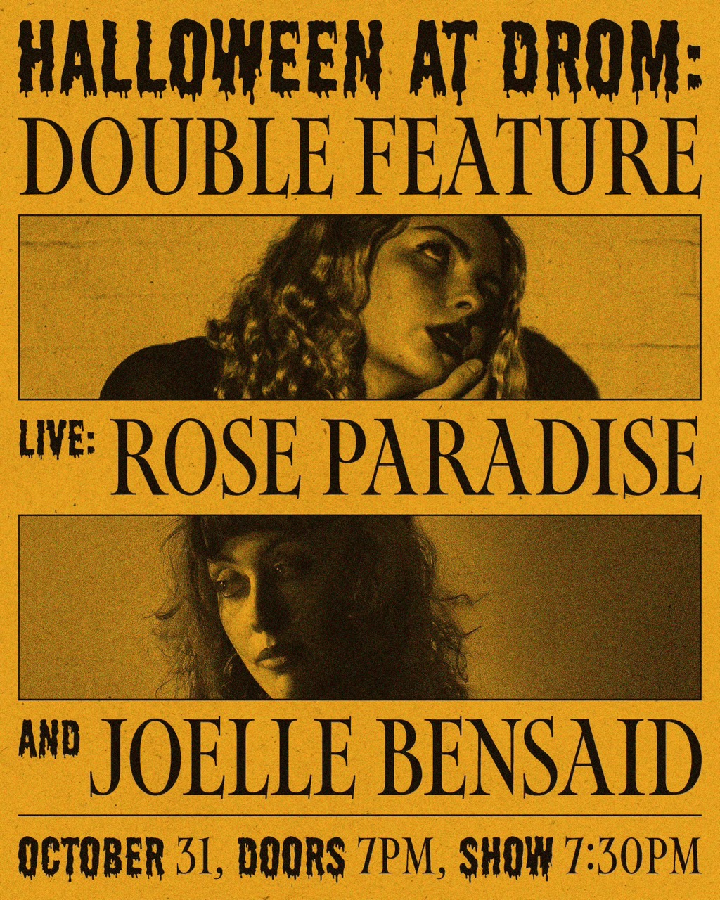 Joelle Bensaid & Rose Paradise Halloween Show