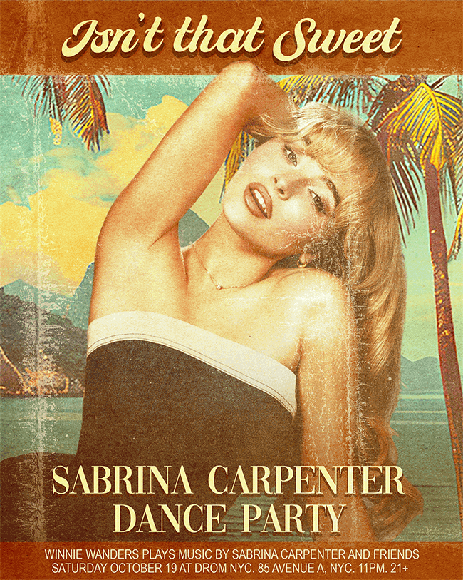 Isn't That Sweet - Sabrina Carpenter Dance Party