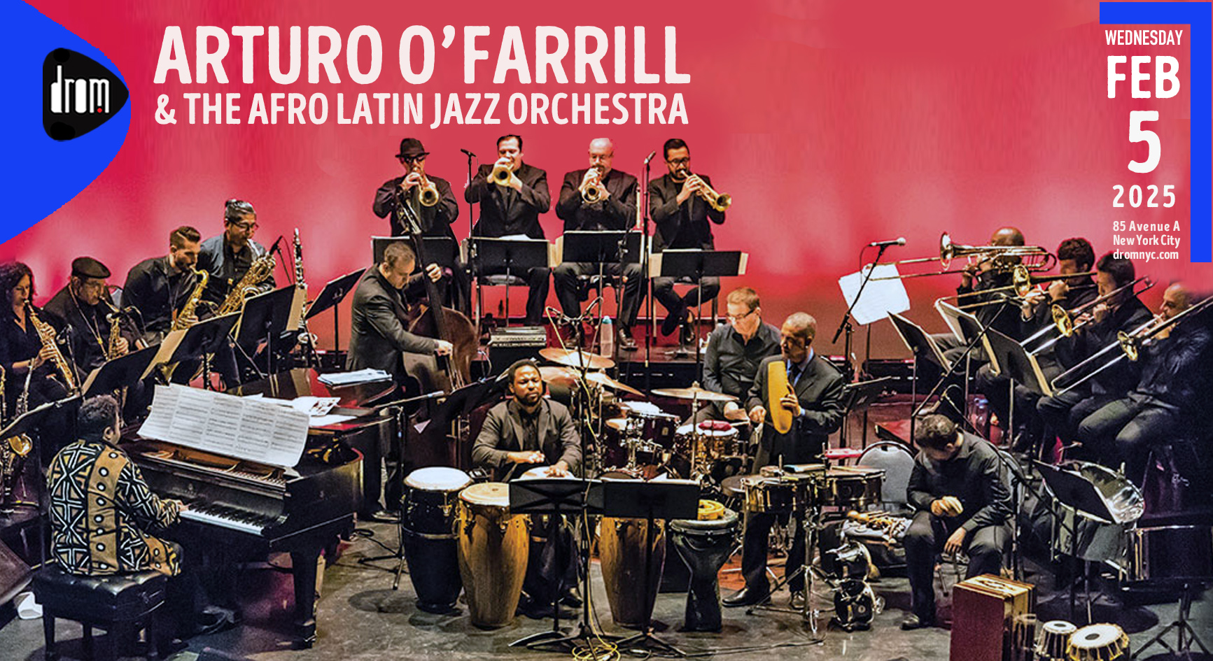 Arturo O'Farrill and Afro-Latin Jazz Orchestra Album Release Concert