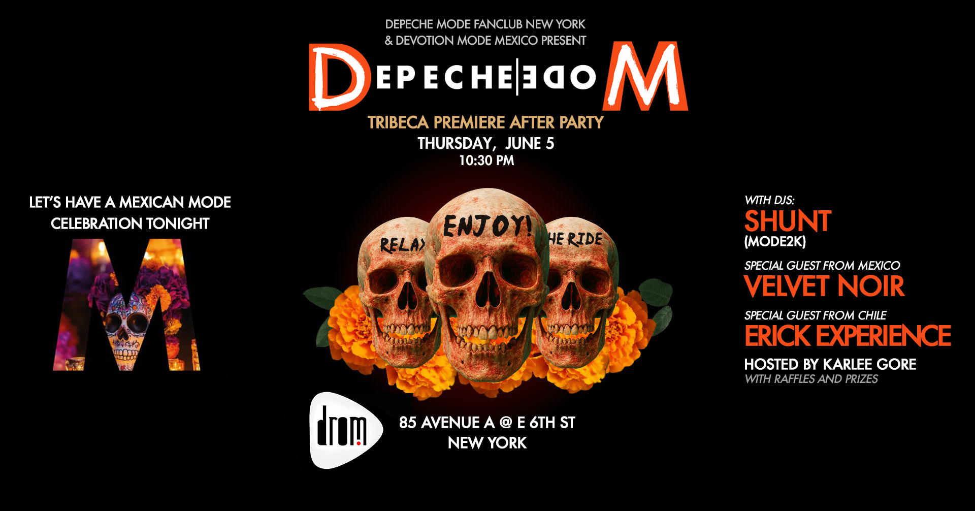 Depeche Mode: M- Tribeca Premiere AfterParty