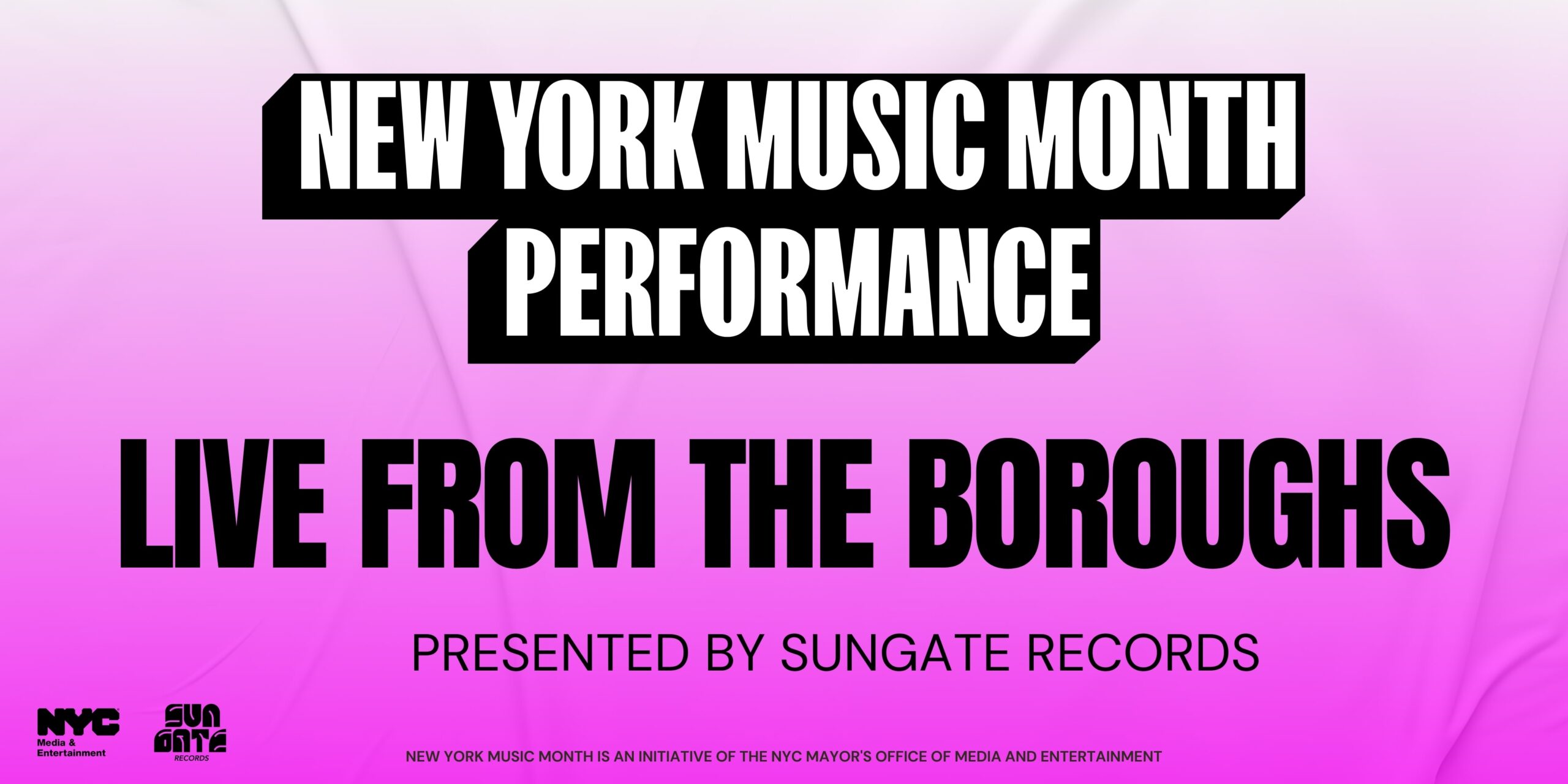 Sungate Records: Live from the Boroughs