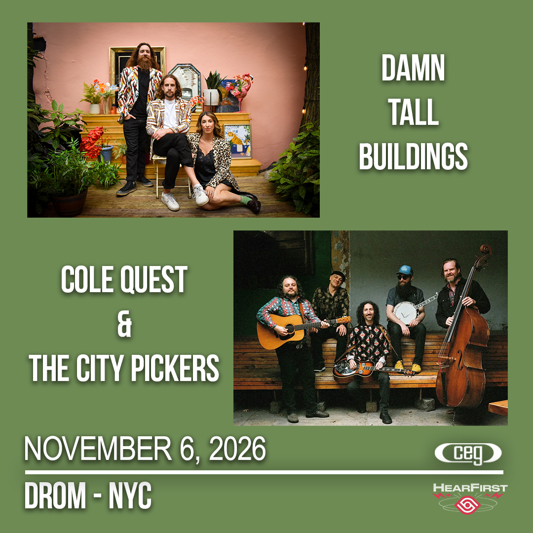 CEG & HearFirst Present: Damn Tall Buildings Album Release Show