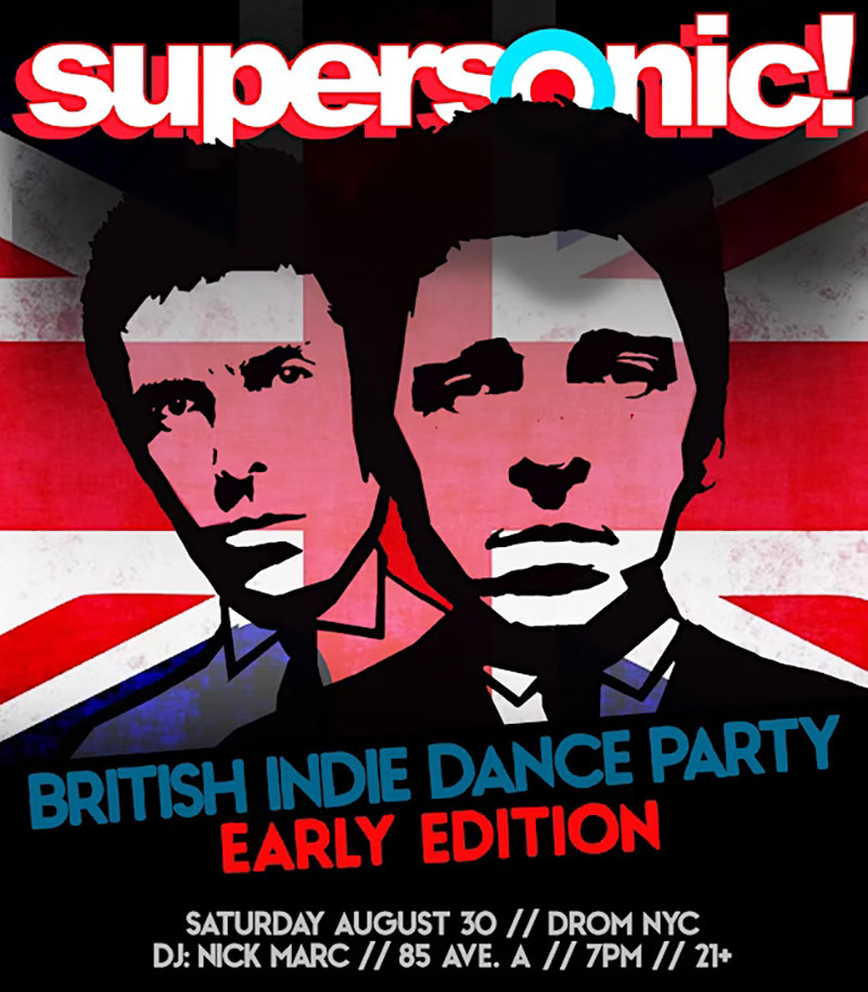 GBH Presents: SUPERSONIC! [British Indie *Early* Dance Party]