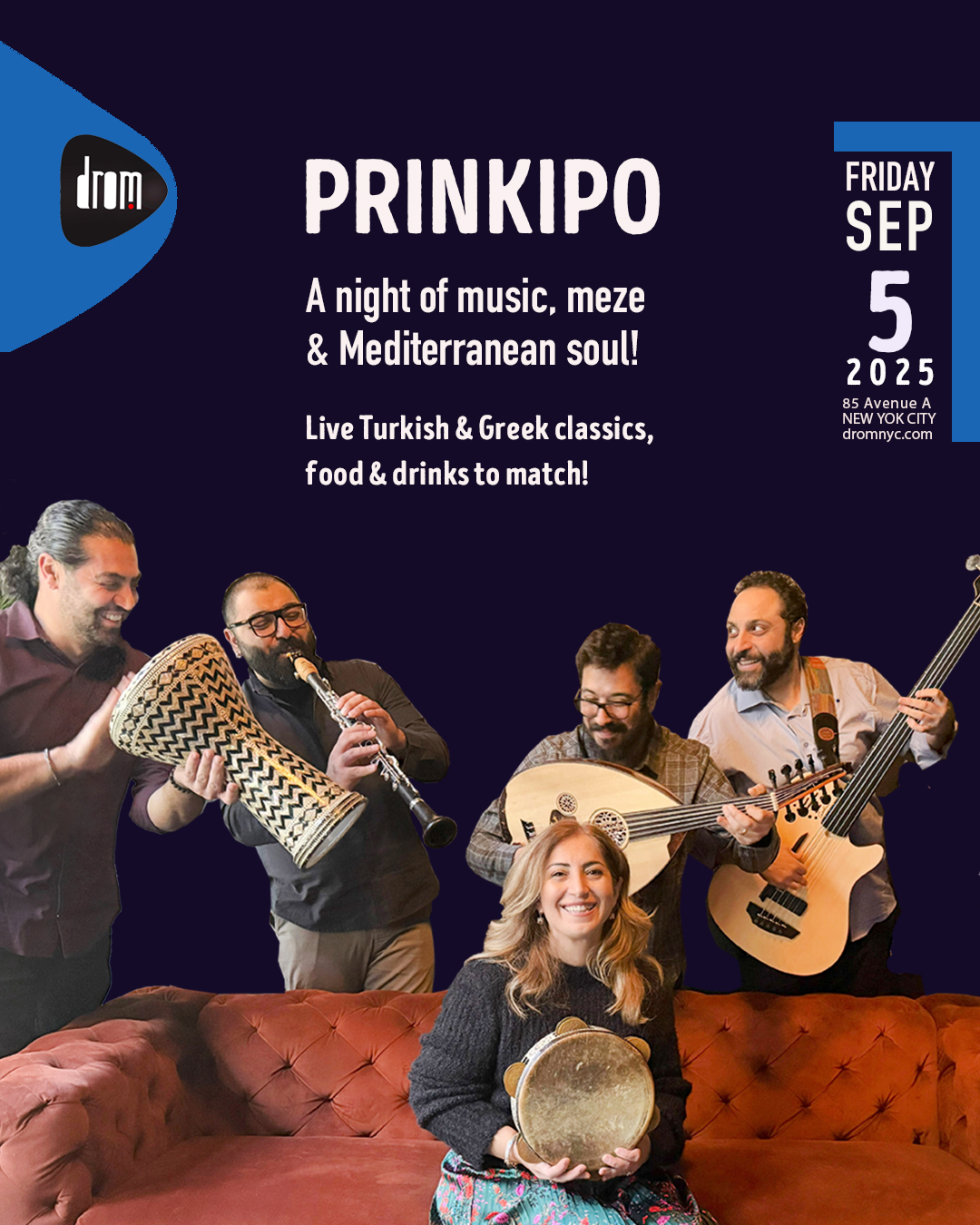Rebetiko & Fasıl Night with Prinkipo