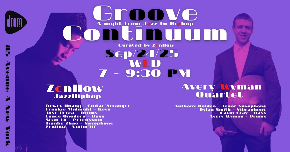 Groove Continuum: A Night from Jazz to Hip Hop