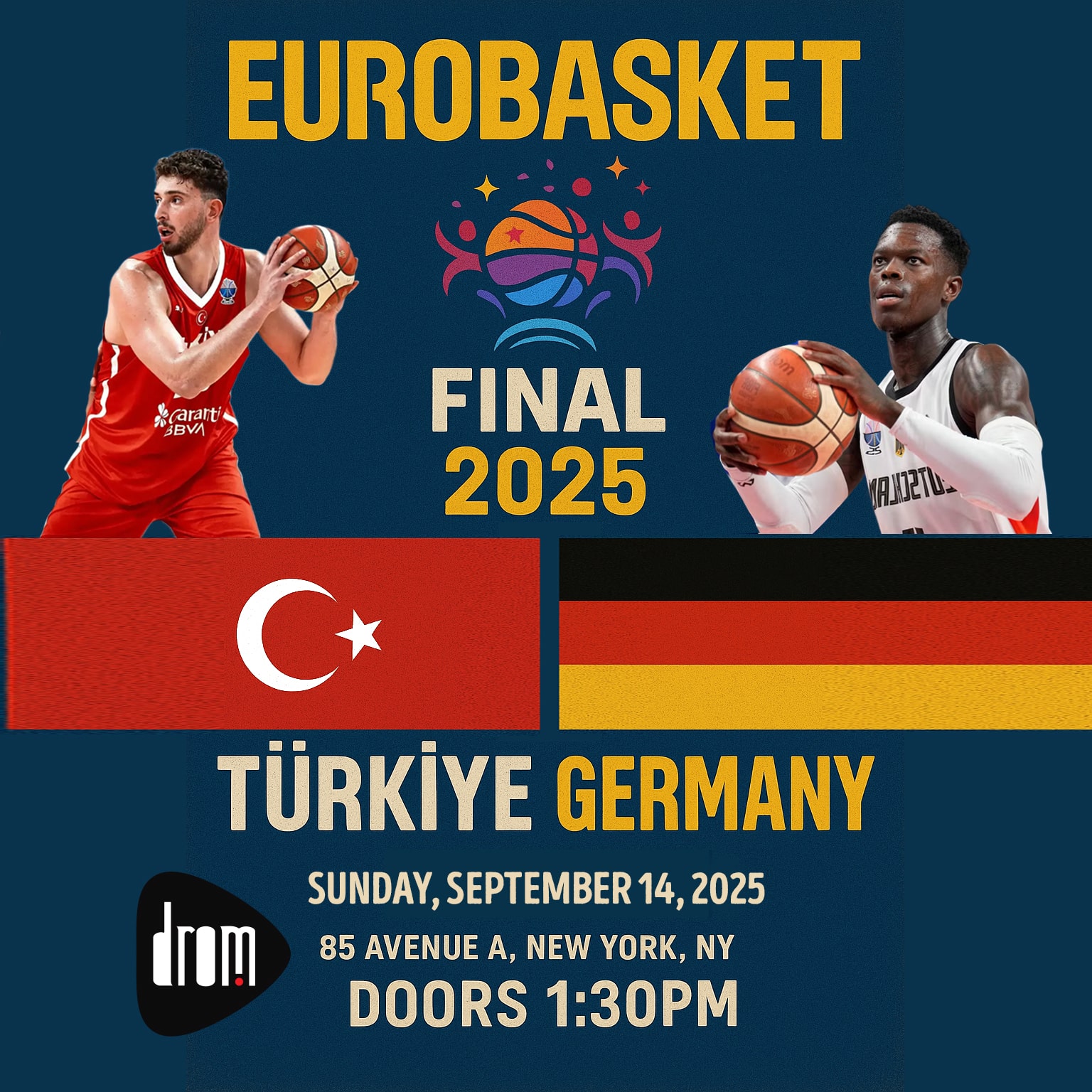 EuroBasket Final Watch Party: Türkiye vs. Germany