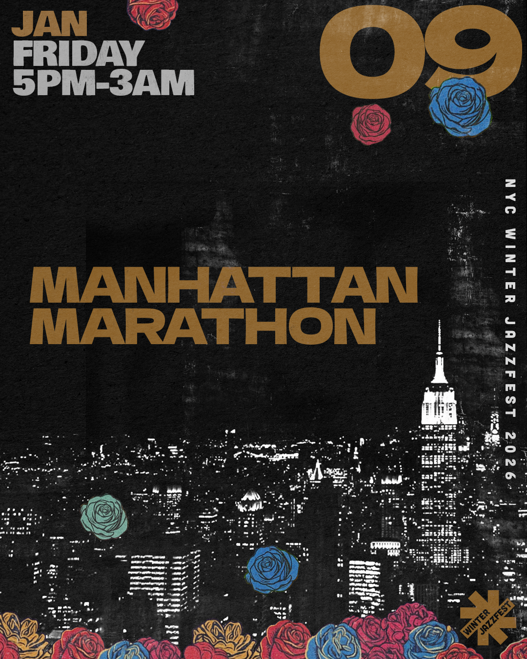 NYC Winter Jazzfest- Manhattan Marathon