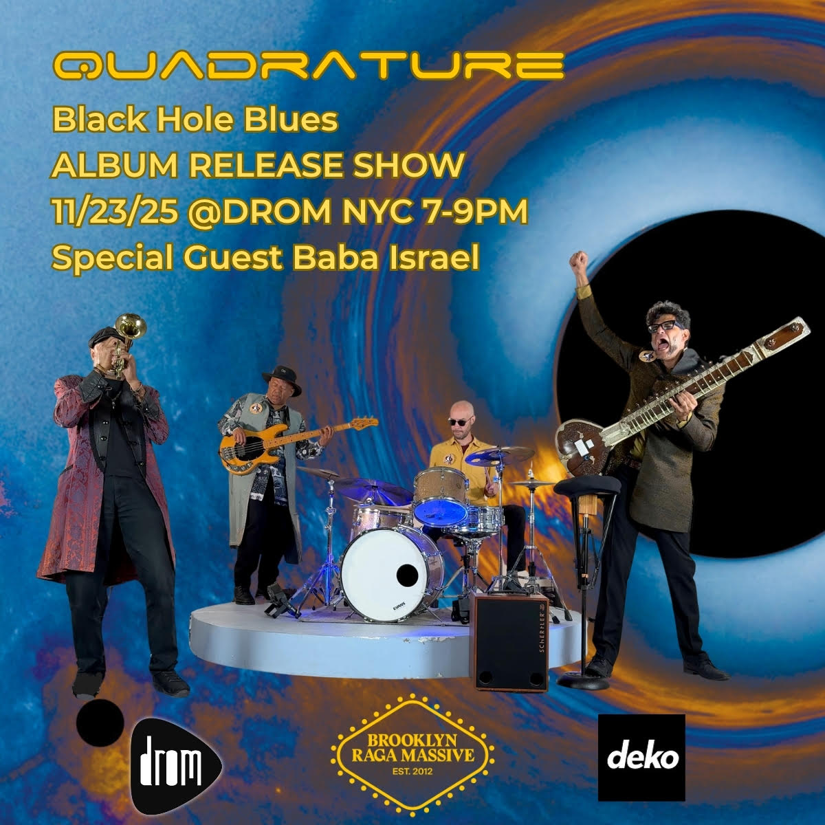 BRM Presents Quadrature Record Release Show w/ Baba Israel