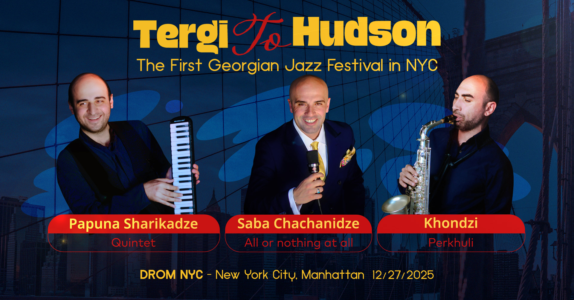 Tergi to Hudson Jazz Festival