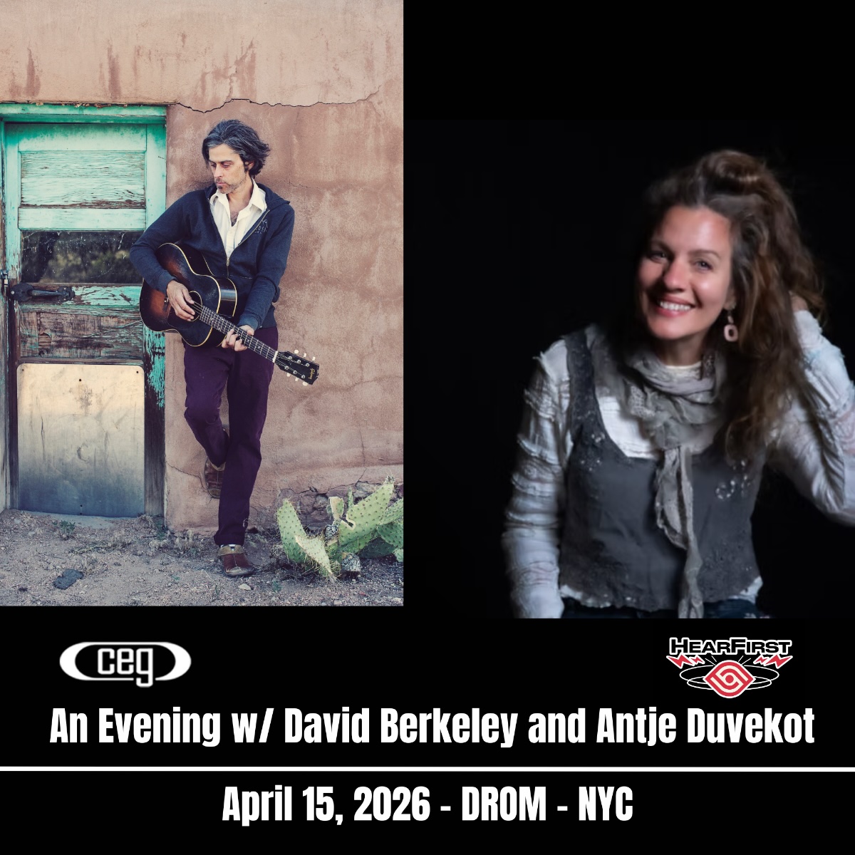 An Evening w/ David Berkeley and Antje Duvekot
