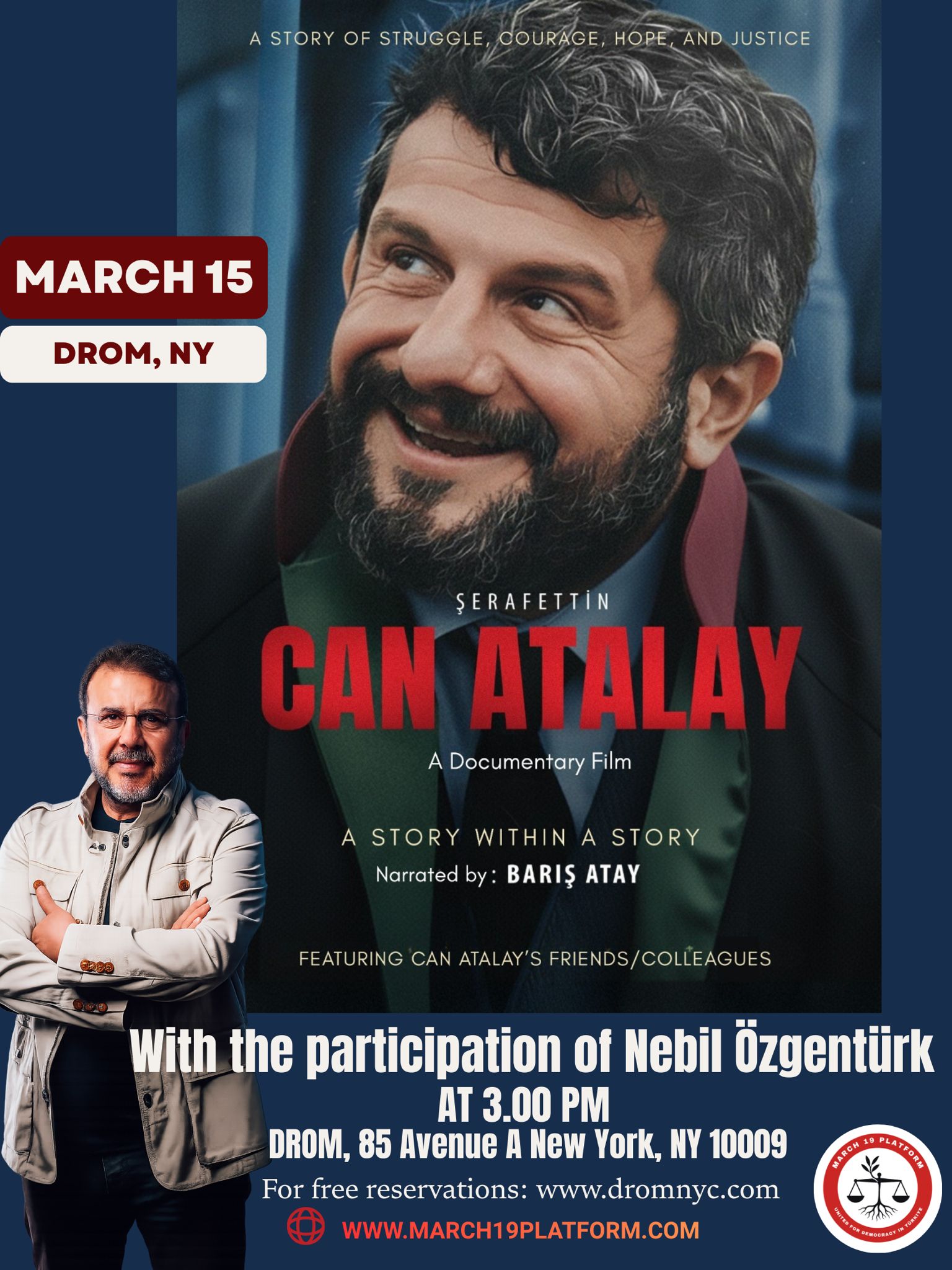 Şerafettin Can Atalay: Documentary Screening & Conversation