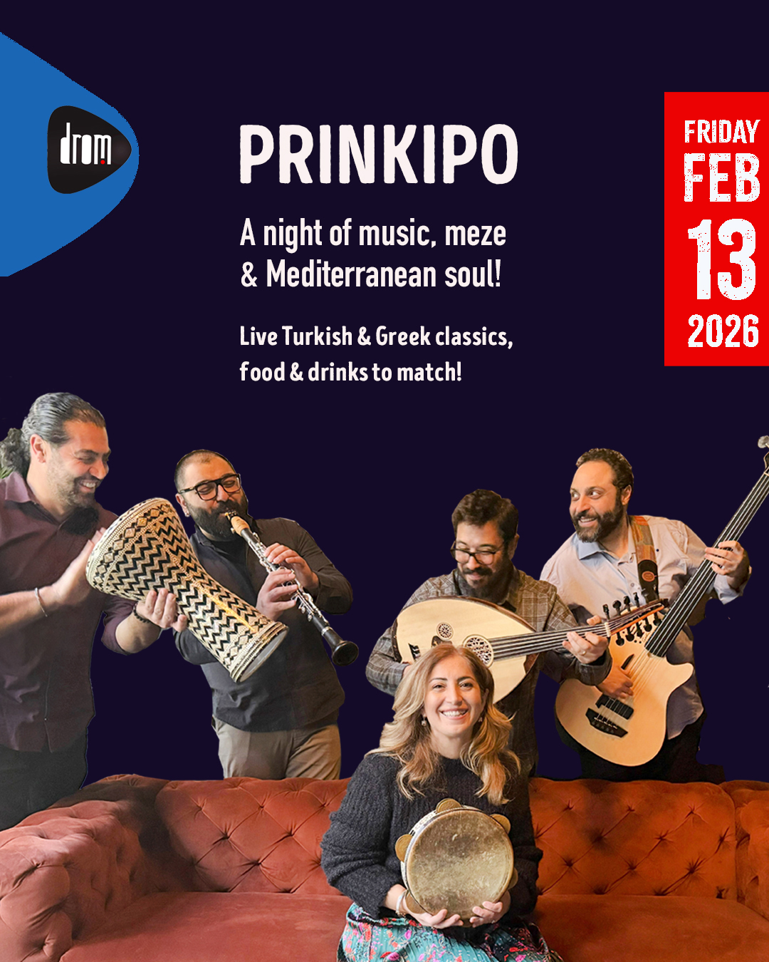 Rebetiko & Fasıl Night with Prinkipo