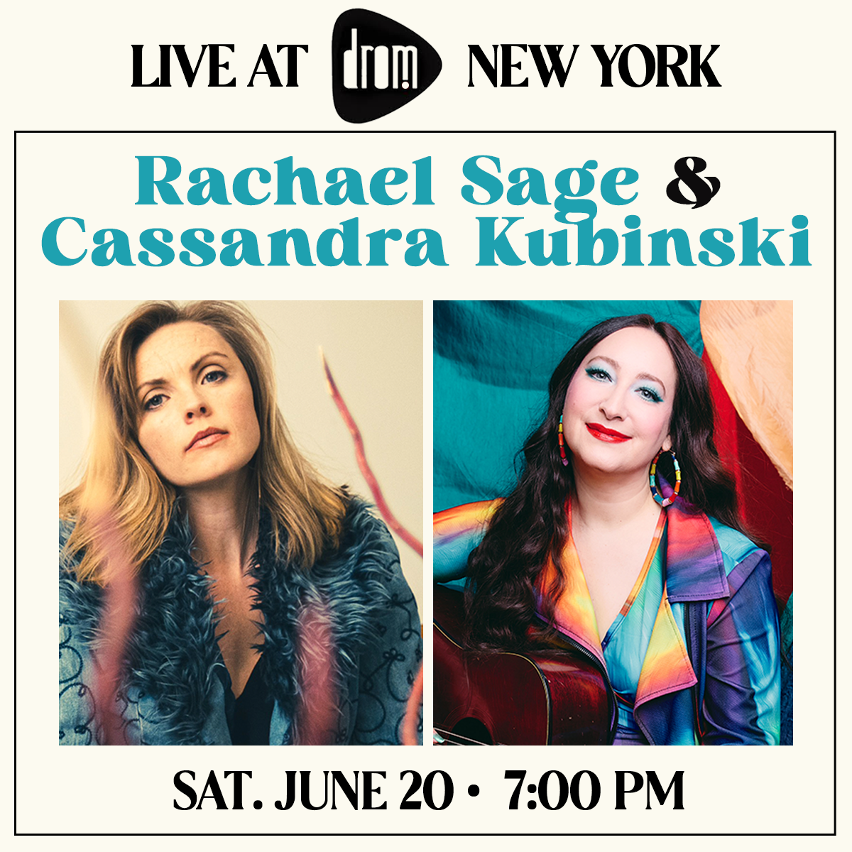 Rachael Sage and Cassandra Kubinski