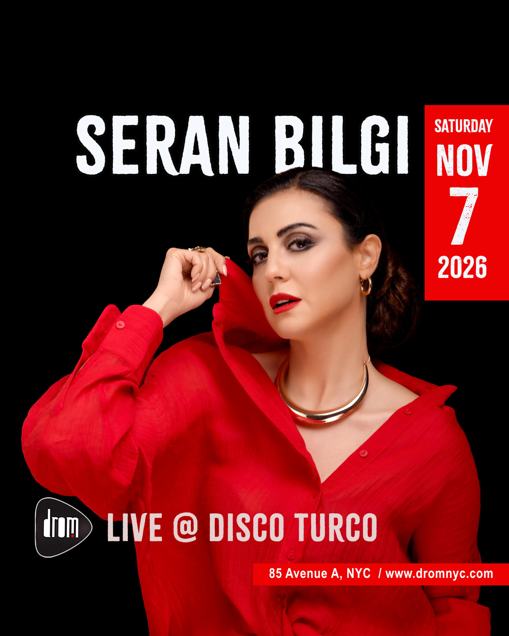 Disco Turco presents Seran Bilgi “Turkish Pop Night"