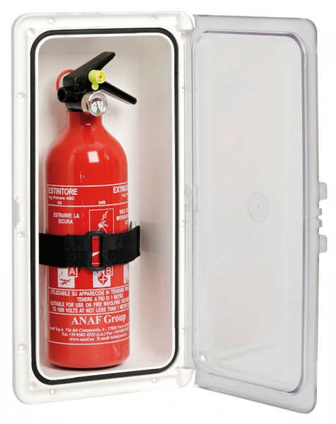 Fire extinguisher compartment