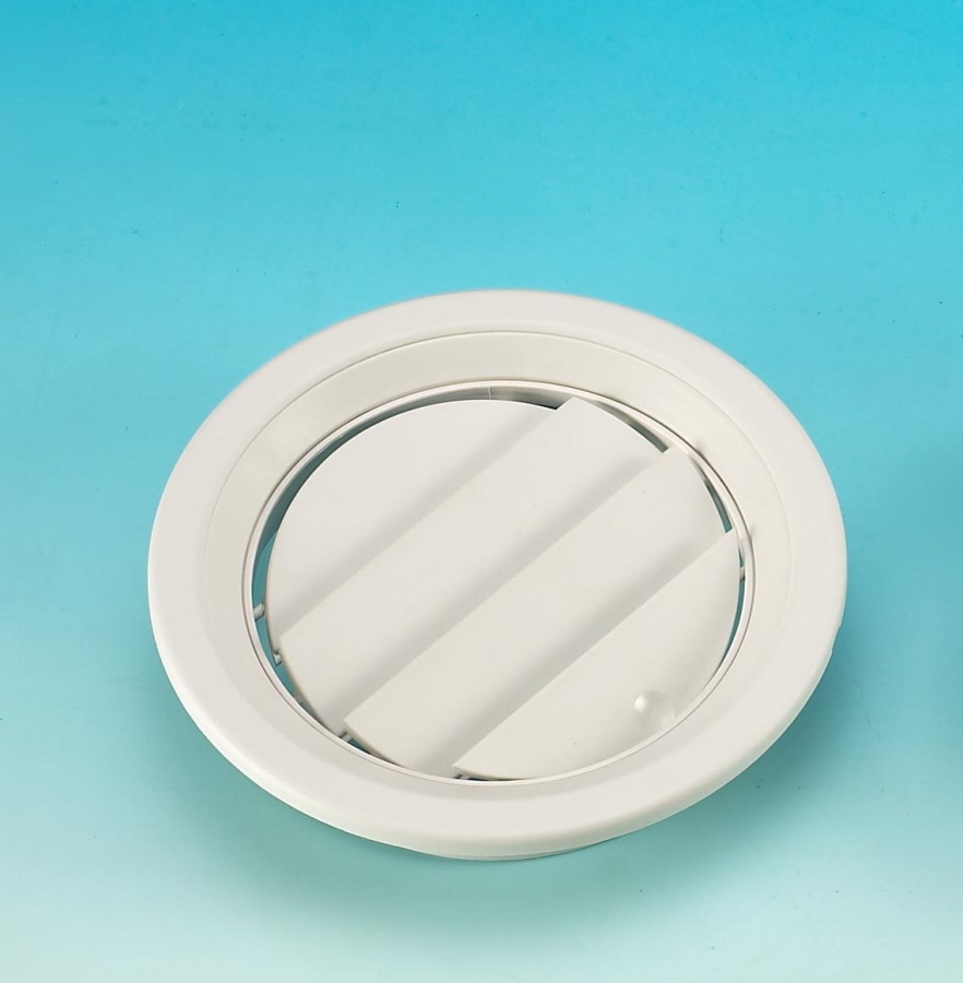 PLASTİK HAVA ÇIKIŞ MENFEZİ BEYAZ Ø190MM