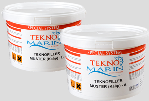 Teknomarin TEKNOFILLER MUSTER Epoksi Kalıp macunu