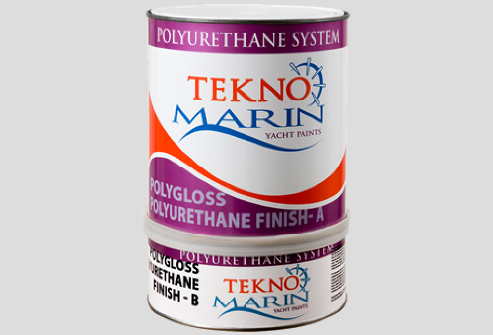 TEKNOMARIN POLYGLOSS PU FINISH 1 KG OFF WHITE