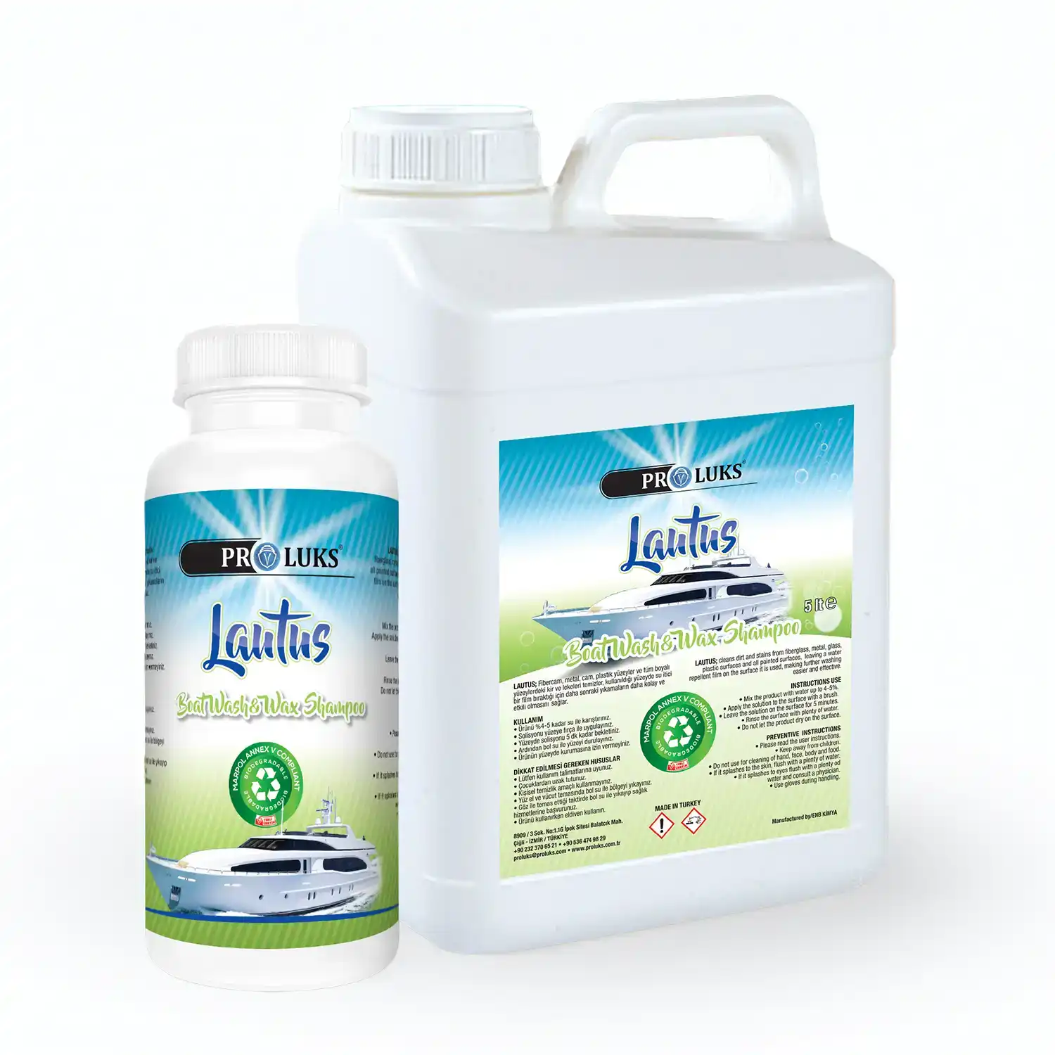 Prolüks Lautus - Tekne Şampuanı ve Cila