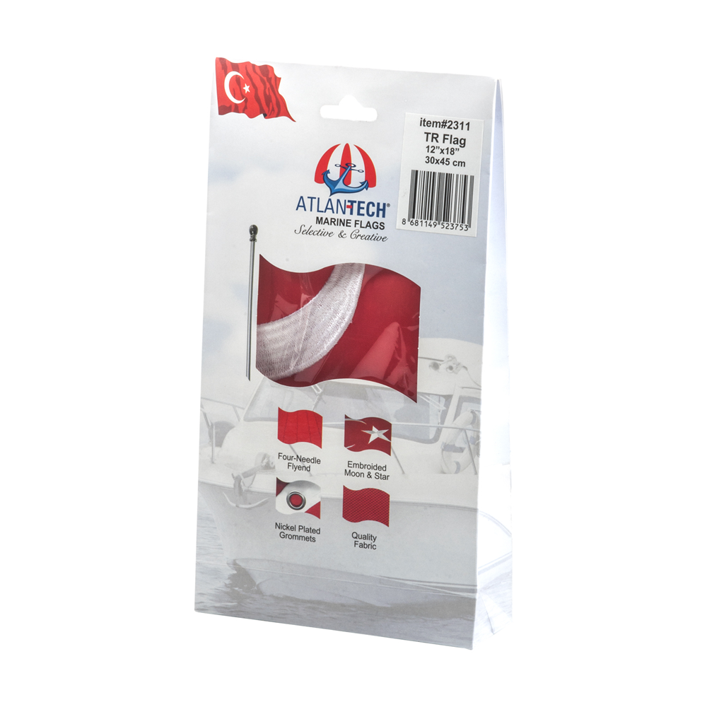 ATLANTECH 2311 30X45 TÜRK BAYRAĞI ÜST KALİTE