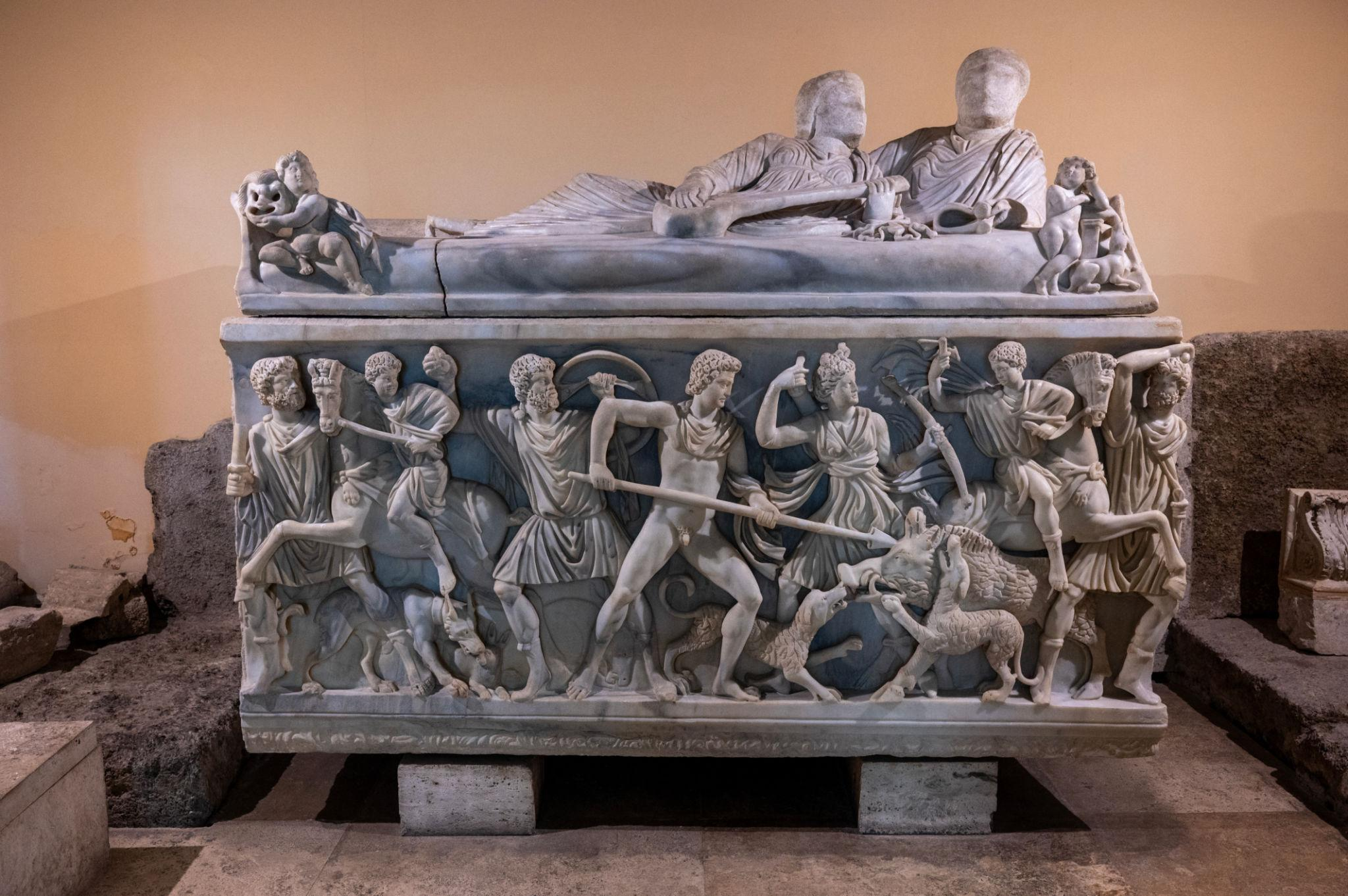 roman greek sturctures roman sarcophagi made of anatolian is