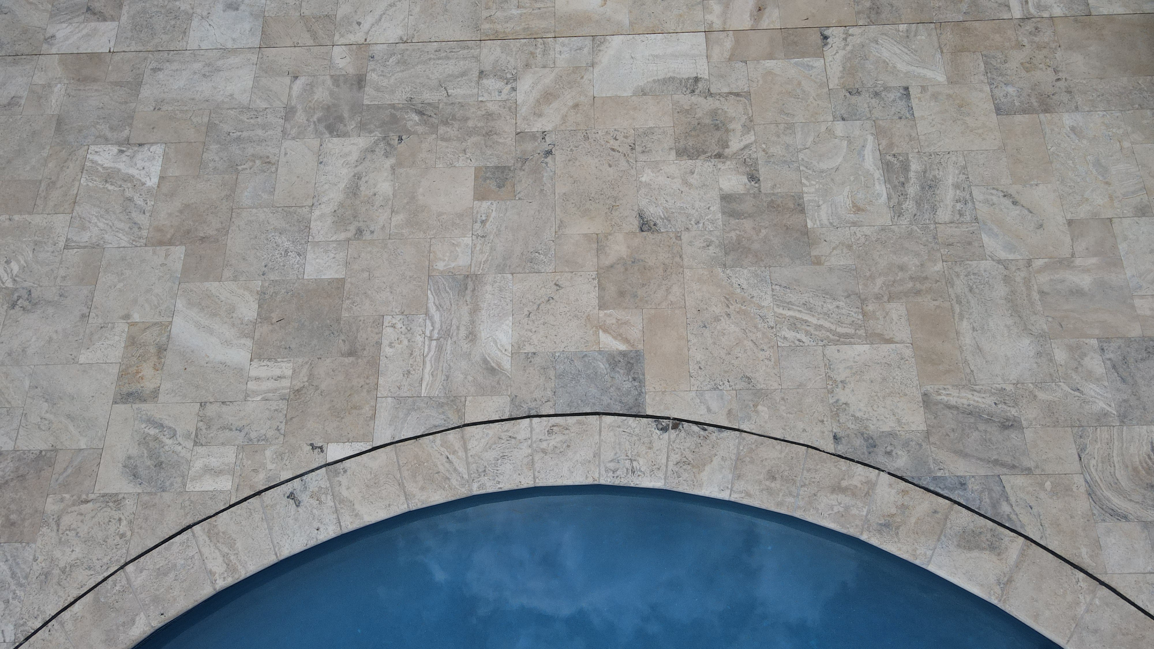 latte tumbled travertine a light blend of warm beige and sof