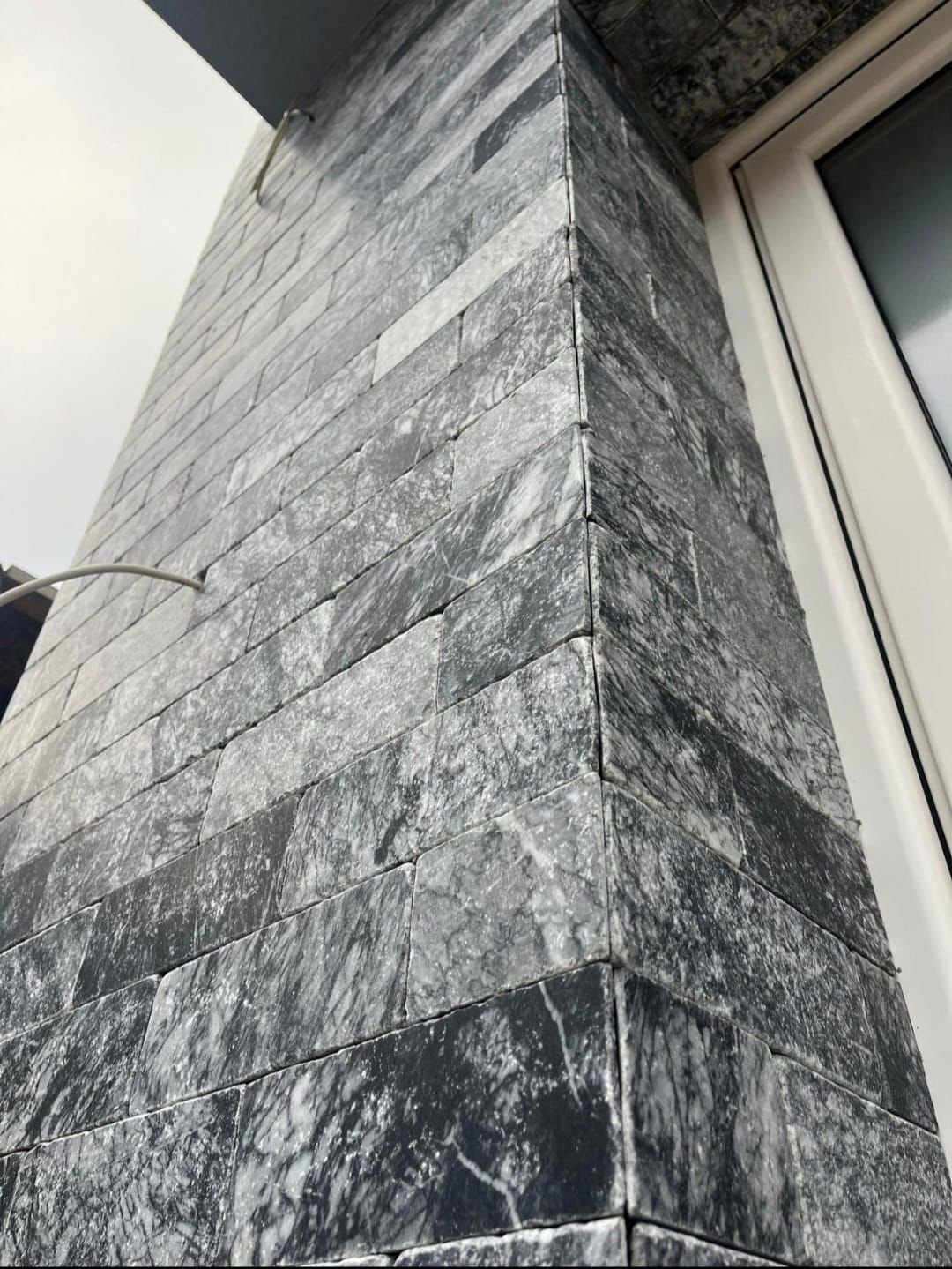 sky marble tumbled veneers
