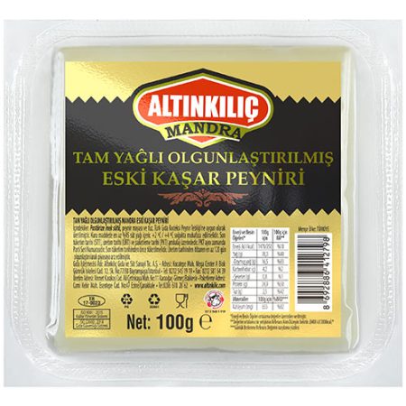 Altinkilic Mandra Old Kashkaval Cheese 8.8 oz (250 g) -Eski Kasar Peyniri