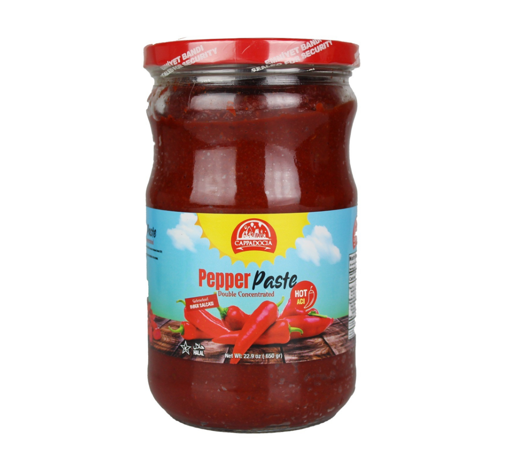 CAPPADOCIA PREMIUM HOT PEPPER PASTE 650GR - Kosher