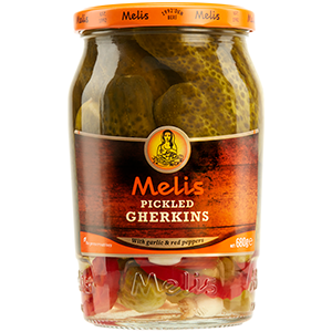 Melis Pickled Gherkins 720 ML (24.3 FL OZ) (Kosher)