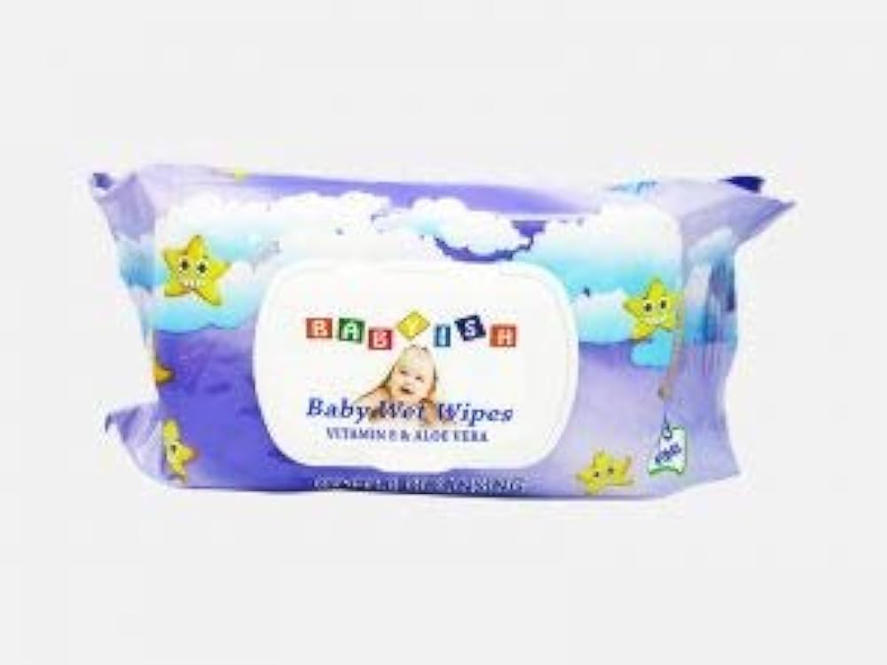 BABYISH WET TOWEL WIPES | 80CT | PURPLE